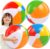 JOYIN 4-Pack 20″ Beach Balls – Large Rainbow Beach Ball Inflatable Pool Toys for Party Supplies Decorations, Adults Kids Birthday Luau Summer Beach Water Games Beachball Party Favors