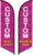 Custom Advertising Feather Flags for Business Outside, Personalized Double/Single Sided Feather Banner Flags with Logo Text, Customized Buisness Open Swooper Flag Sign Outside (50×200cm/1.6×6.6FT)