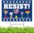 Resist! Sign Political Protest Yard Sign Save Democracy Yard Signs Double Sided Corrugated Plastic Outdoor Lawn Garden Sign with Metal H Stake 18″x12″