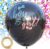 Disfore Thickened Gender Reveal Balloon – 2pcs Gender Reveal Confetti Balloons with Pink and Blue Confetti – 36 Inch Black Gender Reveal Balloons Perfect for Taking Photos and Videos