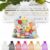 ANZNKU 50 Pack Organza Bags 5 x 7 in White Small Mesh Gift Bags Bulk Drawstring for Wedding Party Favors, Little Goodie Bag for Candy Jewelry Soap Makeup, Treat Sachet Pouch for Baby Shower Graduation