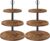 Cupcake Stand, 3 Tier Cake Stands Rustic Dessert Table Display Set Wood Cupcake Tower Cake Stand Tiered Tray Stand for Wedding Birthday Baby Shower 2 Pack