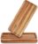 Anyvape Acacia Wood Serving Trays, Set of 3 Wooden Serving Platters for Home Decor, Food, Cheese, Fruit, Vegetbles, Charcuterie, Appetizer Serving Tray(11.8 x 5.1 x 0.78 inch)