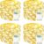 4 Pack 60 LED Fairy Lights Battery Operated with Timer, 20FT Waterproof String Lights Indoor Outdoor, Cuttable Battery Light for Home Bedroom Wedding DIY Centerpiece Christmas Decorations (Warm White)