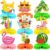 9 Pieces Summer Honeycomb Centerpieces, Pool Themed Party Table Decorations, Summer Beach Centerpiece for Hawaii Party Decoration Supplies