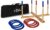Yard Games Giant Ring Toss with Soft-Touch Tossing Rings and Finished Wood Target