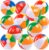 JOYIN 12-Pack 12“ Beach Balls – Bulk Classic Beachball Inflatable Swimming Pool Toys for Games Adults Kids Birthday Party Supplies Combo Set, Rainbow Color Blow Up Luau Decorations Favors Gifts (12″)