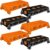 Mixweer 6 Pcs Basketball Plastic Tablecloth Birthday Party Decorations 54 x 108 Inch Basketball Field Rectangular Plastic Table Cover for Sports Theme Fan Sports Event Game Day Birthday Party Supplies