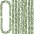 CQURE 8Pcs Eucalyptus Garland,Artificial Eucalyptus Leaves Table Greenery Garland Wreath Spring Vines for Wedding Party Table Bedroom Wall Room Decor