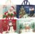 YANGTE 12 Pack Extra Large Christmas Gift Bags with Handles, Reusable Non-Woven Christmas Bags for Presents Wrapping Holiday Xmas Party Favors Supplies(16.7″ x 12.6″ x 6.7″)