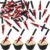 Edible Bloody Knife Cupcake Toppers (65)