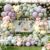 Pink Purple Green Balloon Arch Kit, 122Pcs Dusty Pink Light Green Macaron Yellow Pastel Balloons for Kids Girl Flower Party Decorations Spring Baby Shower Wedding Engagement Fairy Birthday Supplies