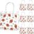 Aliceset 20 Pcs Football Goodie Bags with Handles PVC Clear Football Party Snack Bag for Team Birthday Sport Favor, 8 x 8 x 3.15”