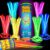 PartySticks Glow Sticks Party Supplies 100pk – 8 Inch Glow in the Dark Light Up Sticks Party Favors, Glow Party Decorations, Neon Party Glow Necklaces and Glow Bracelets with Connectors