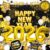 47pcs New Years Eve Party Supplies 2026, New Year Party Decorations for Happy New Year Decorations 2026 with 40 Inch Balloons Banner Backdrop Foil Balloon for New Years Eve Party Supplies Decorations