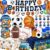 191 PCS Sports Birthday Party Decorations Includes Plates, Napkins, Cups, Knives, Forks, Banner, Cake & Cupcake Toppers, Tablecloth for Sports Themed Party Decorations, Serves 24