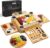 SMIRLY Charcuterie Boards Set – Large Bamboo Cheese Board Set – House Warming Gifts New Home, Wedding Gift for Ce, Bridal Shower Gift, Birthday Gifts for Women