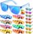 Kids Sunglasses Bulk Party Favors – 24Packs Boys Girls Sunglasses for Kids Age 3-8, Neon Sunglass with UV400 Protection, Goodie Bags Stuffers for Kid Birthday Party Supplies, End of Year Student Gifts