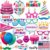 Premium Birthday Photo Booth Props Kit – 22 pc, Multicolored – Happy Birthday Party Fun Photobooth Selfie Accessories – for Adults & Kids – Funny Photoshoot w/Friends – by PixiPy