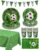 Goodluck World Cup Paper Plates for 30 Guests, Soccer Party Decorations Supplies, Disposable Tableware Sets Include Paper Plates and Napkins with Cups Tablecloth Banner, for Soccer Theme Party