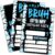 Bruh It’s My Birthday Party Invitations, 20Pcs Blue Fill In Invitation Cards with Envelopes, Double Sided You’re Invited Cards for Boys Teen Kids Birthday Supplies (4×6 inch)