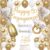 Trgowaul Champagne Gold Engagement Party Decorations, Happy Engagement Banner Backdrop, Bride&Groom Sash for Bridal Shower, Ring Foil Balloon, Just Engaged Cake Topper Wedding Shower Decor