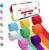8 Crepe Paper Streamers Rolls, 656ft Pack of Unique 8 Rainbow Streamers Party Decorations, Birthday Streamers, Party Streamers for Wedding Decoration (1.8 inch x 82 ft/Roll)