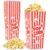 Homrelaxy 24 Pcs Popcorn Boxes, 7.9″ Tall and 3.6″ Square Large Capacity Popcorn Containers Buckets for Pop Corn Machine, Movie Night, Cinema, Carnival, Party, Concessions