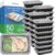 Dealusy 50 Pack (100-Piece) 32 oz Meal Prep Containers Reusable with Lids, Sturdy Leakproof & Food Safe, Microwave, Freezer, Dishwasher Safe Prep Containers, To Go Take Out Plastic Food Storage