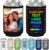 100 Pack Custom Neoprene Can Cooler Sleeve Bulk Personalized Insulated Drink Holder with Logo Image Text for Anniversary Wedding Birthday Summer Beach Party Favors