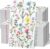 Epakh 200 Pcs Bulk Wildflower Paper Napkins Guest Towels Disposable Floral Dinner Napkins 2 Ply Decorative Botanical Paper Hand Towels for Bathroom Summer Wedding Holiday Party, 7.9 x 4.3″