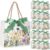 Moinchore 40 Pack Wildflower Thank You Gift Bags with Handles Small Thank You Party Favor Bags with Bow Wedding Welcome Tote for Wedding Bridal Shower Party, 5.5×2.4×4.7 in(Wild Floral)