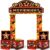 10 Pcs Movie Themed Party Decorations Porch Sign Banner with 6 Movie Party Decor Boxes, Movie Night Decorations Red Carpet Party Decoration for Home Film Backdrop, Birthday Supplies