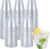 Turbo Bee 300 Pack 9oz Clear Plastic Cups,Disposable Crystal Drinking Cups,PET Plastic Party Cups for Wine,Juice,Iced Coffee and Cold Drinks