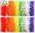 100 PCS Hawaiian Leis Bulk Colorful Tropical Flower Necklace for Luau Party Decorations, Summer Beach Party Favors, Hawaii Theme Birthday Decor, Pool Party Supplies, Hawaiian Garland, Silk Flower Lei