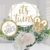 Big Dot of Happiness It’s Twins – Gold Twins Baby Shower Centerpiece Sticks – Table Toppers – Set of 15