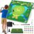 Kids Golf Chipping Game for Boys, Girls and Adults, Indoor Outdoor Mini Golf Set with Balls,Club, Backyard Family Birthday Gifts (Golf Chipping Game Set)
