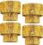 Rossesay 4 Pcs 2 Tier Gold Fringe Tinsel Chandelier Iridescent Foil Party Disco Ball Decor Chandelier Decoration Metallic Foil Shimmering Bachelorette Graduation Prom Party Decor 2026