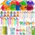 PLOUGVI 320PCS Dinosaur Birthday Party Decorations Favors Supplies, Dino Goodie Bags Fillers Stuffers for Kids Birthday Gifts