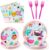 96Pcs Summer Pool Beach Ball Flamingos Party Plates Supplies – Party Tableware Decorations Disposable Paper Plates Napkins Forks for Kids Birthday Hawaiian Baby Shower, Serves 24 Guest
