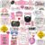 Girl Baby Shower Photo Booth Props – 41-pc Photobooth Kit with 8 x 10-Inch Sign, 60 Adhesive Pads, 45 Sticks – Baby Photo Booth Props Girl – Photo Props for Baby Shower