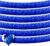 6 Pack 10 Feet Foil Fringe Garland Metallic Tinsel Banner Wall Hanging Curtain Streamers Backdrop for Parade Floats Bachelorette Wedding Birthday Party Thanksgiving Christmas Decorations(Blue)