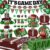 Football Party Decorations, All-in-1 Football Party Supplies with Balloons Plates Napkins Cake Toppers Honeycombs Touchdown Tablecloths and Banner for Birthday Game Day Tailgate Decorations, Serve 24